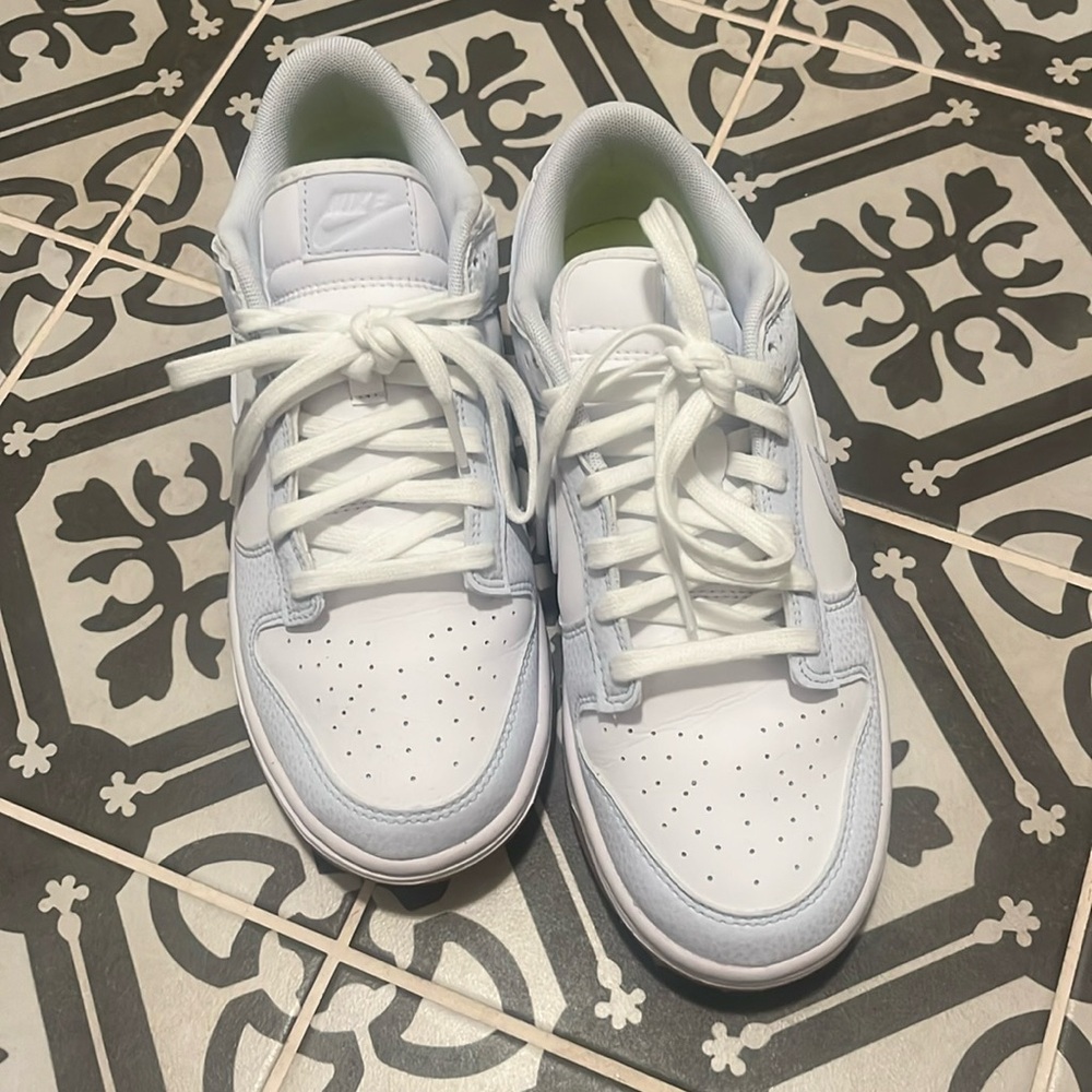 Nike Ice Blue Low-Cut Dunks